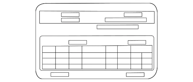Emission Label - Kia (32450-2BSK0)