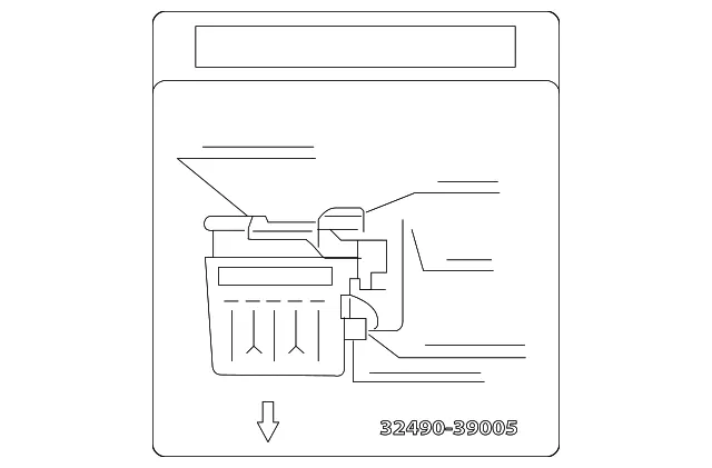 Emission Label - Kia (32450-3C140)