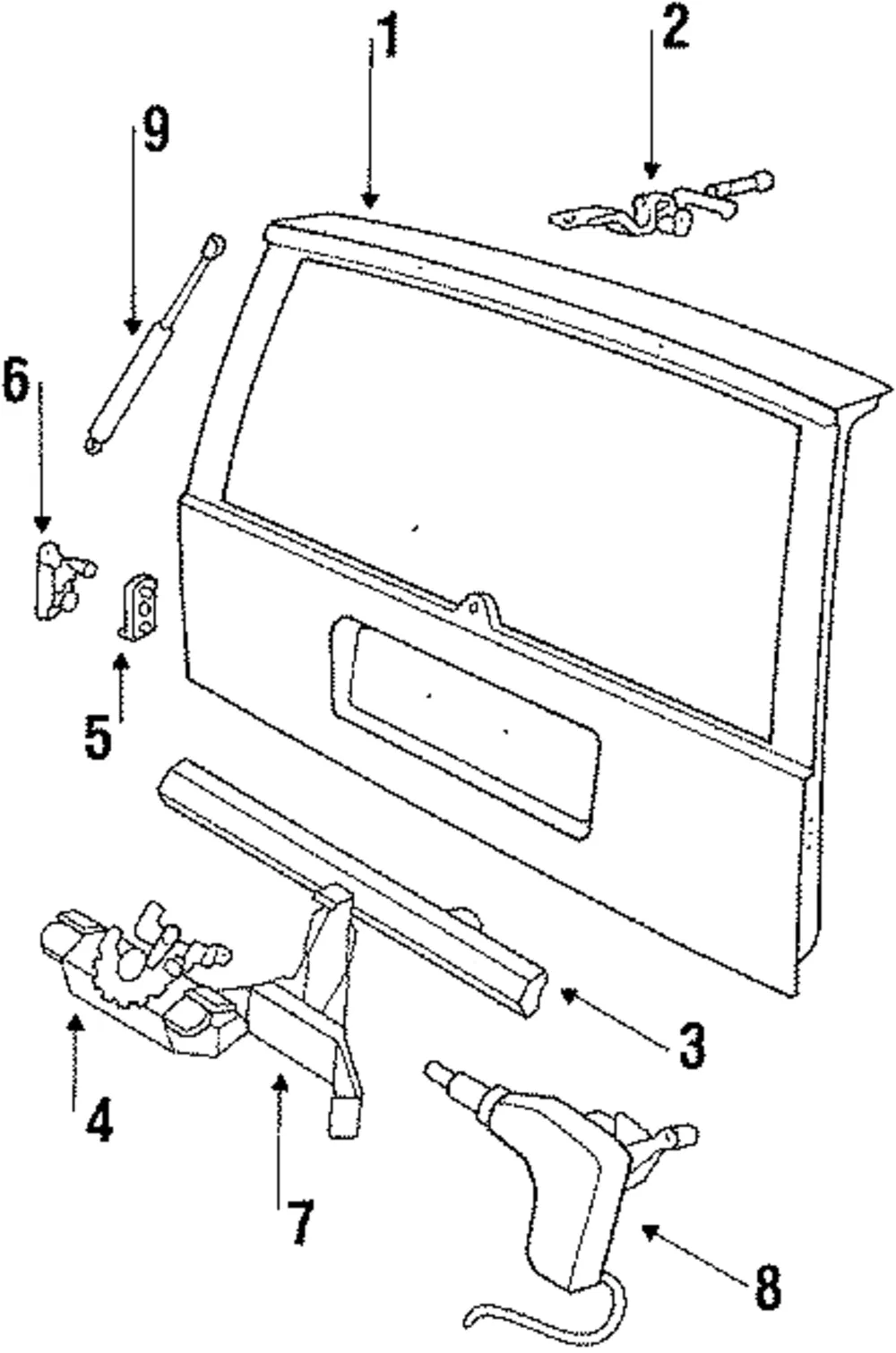 Handle, Inside - Volvo (3526129)