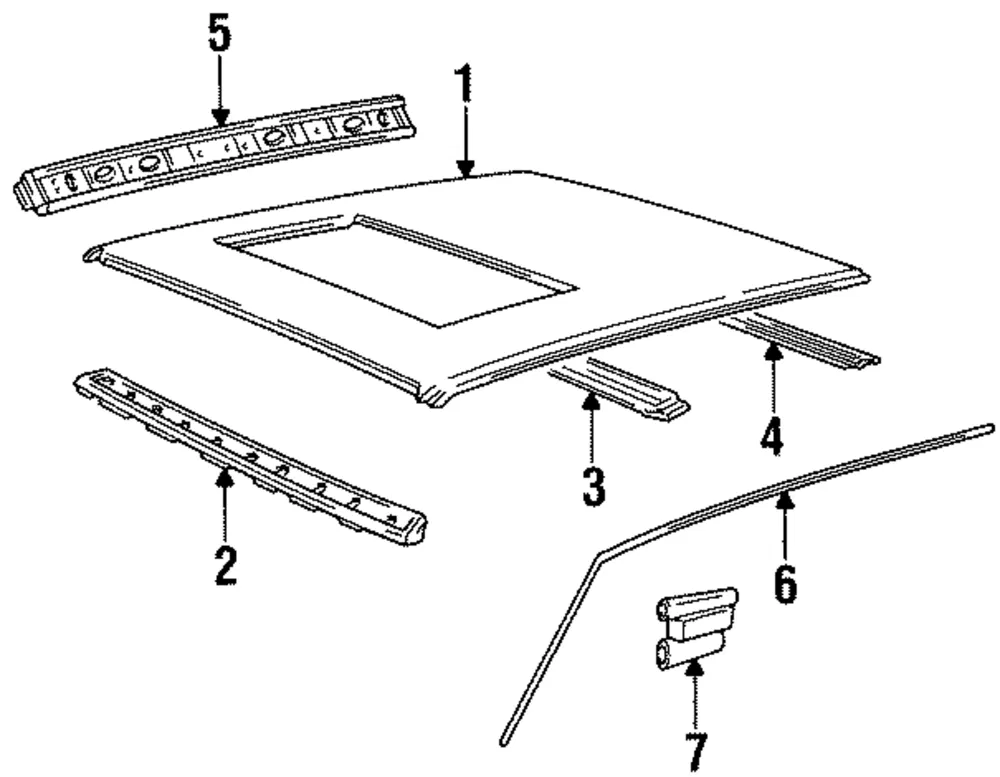 Drip Molding Guide - Driver's Side (LH) - Volvo (3534234)