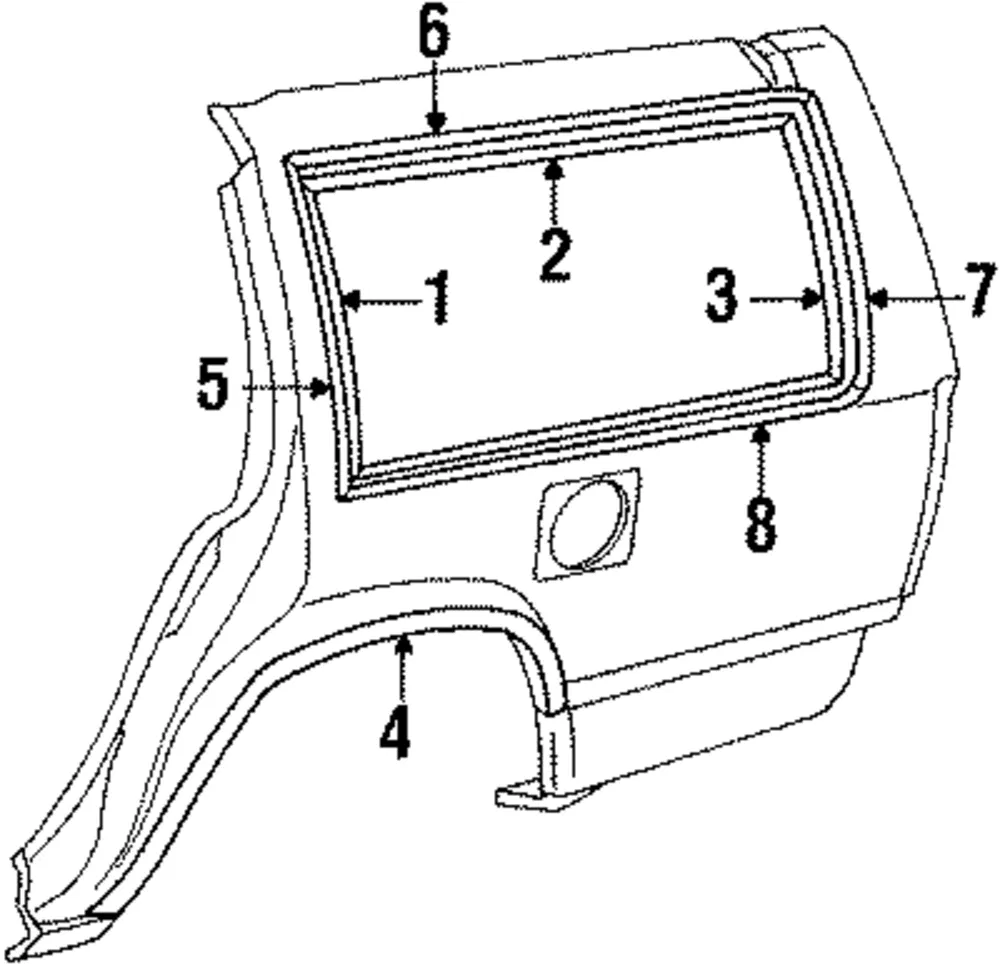 Glass Frame - Volvo (3536505)