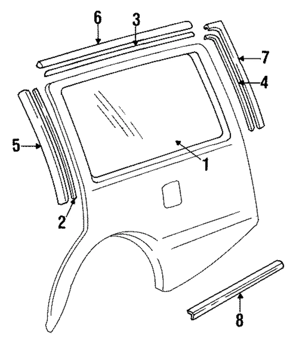 Glass Frame - Volvo (3536506)