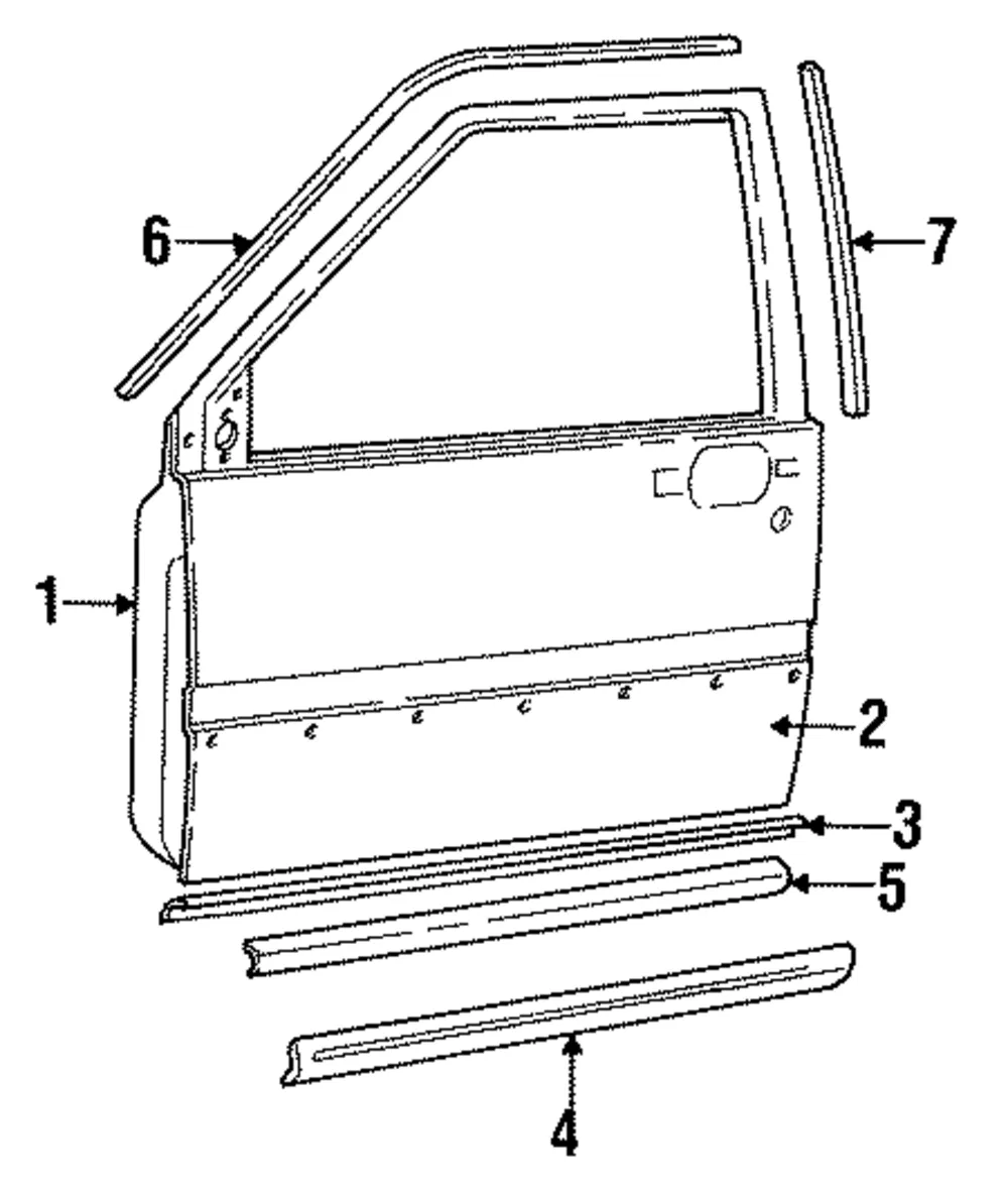 Frame Molding - Volvo (3536719)