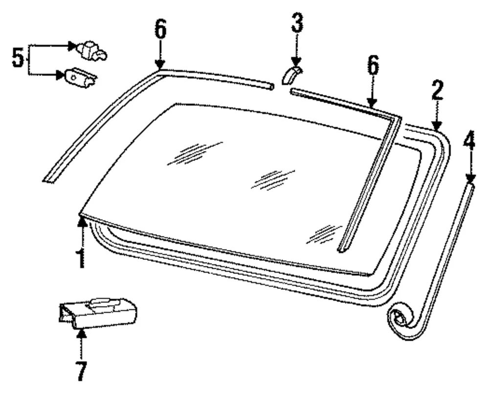 Reveal Molding Cover - Volvo (3540092)