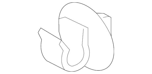 Hood Release Cable Clip - Volvo (3923712)