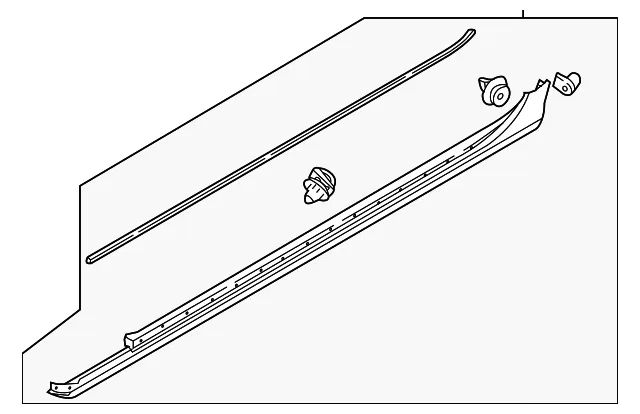 Rocker Panel Guard - Passenger Side (RH) - Volvo (39790367)