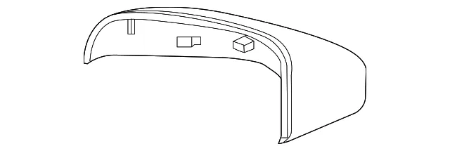 Mirror Cover - Passenger Side (RH) - Volvo (39805329)