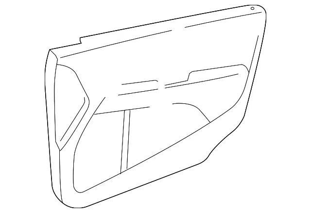 Door Trim Panel - Driver's Side (LH) - Volvo (39816030)