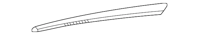 Sunshade Rail - Driver's Side (LH) - Volvo (39818372)