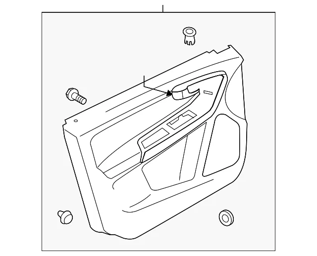 Door Interior Trim Panel - Volvo (39827712)