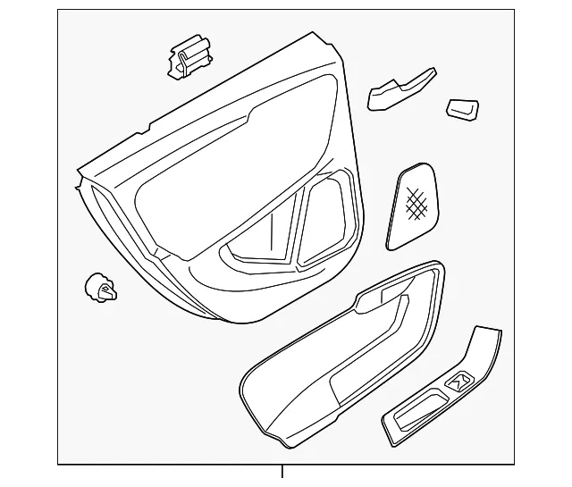 Door Interior Trim Panel - Volvo (39832583)