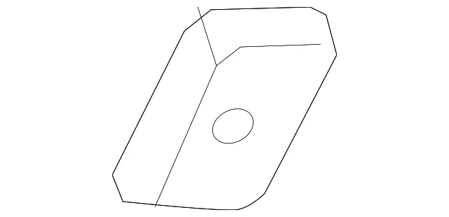 Interior Door Handle Screw Cap - Volvo (39833605)