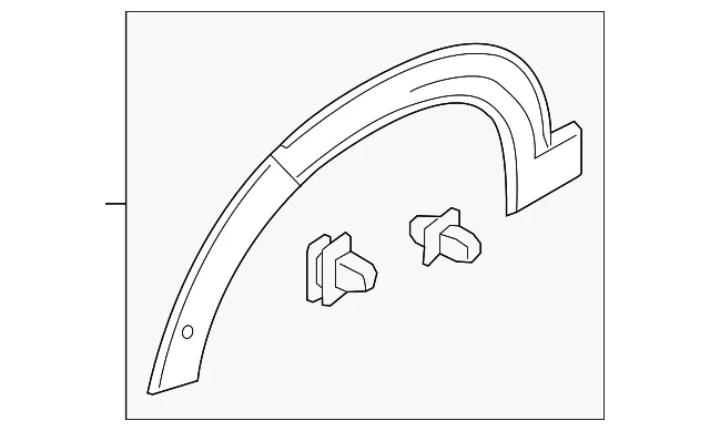 Wheel Arch Molding - Volvo (39836876)