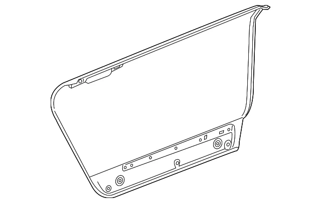 Door Trim Panel - Driver's Side (LH) - Volvo (39838097)