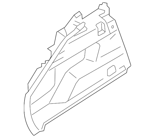 Interior Quarter Panel Trim Panel - Volvo (39838325)