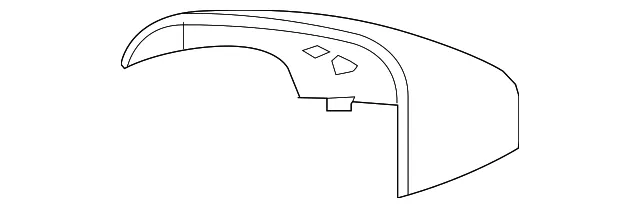 Mirror Cover - Driver's Side (LH) - Volvo (39838396)