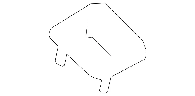 Folding Seat Latch Release Handle Bezel - Volvo (39841462)
