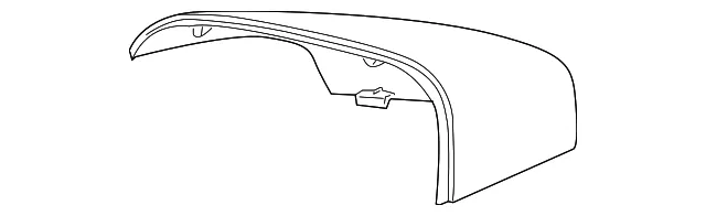 Mirror Cover - Passenger Side (RH) - Volvo (39853116)