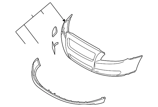 Bumper Cover - Volvo (39853645)
