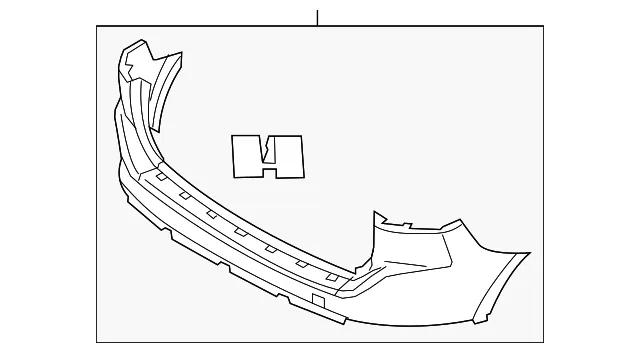 Bumper Cover - Volvo (39867237)