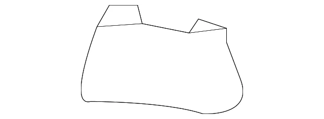 Door Trim Panel Cap - Driver's Side (LH) - Volvo (39873252)