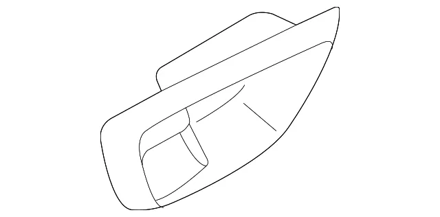 Handle Bezel - Passenger Side (RH) - Volvo (39875059)