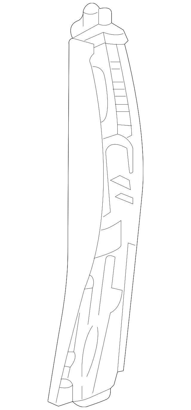 Center Pillar Trim - Passenger Side (RH) - Volvo (39883716)