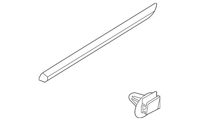 Lower Molding - Passenger Side (RH) - Volvo (39884235)