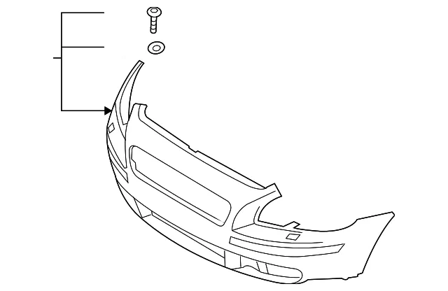 Bumper Cover - Volvo (39887345)
