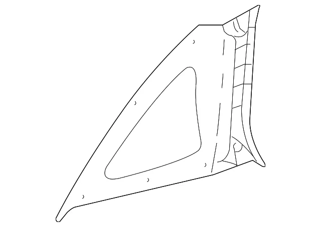 Quarter Window Trim - Volvo (39891751)