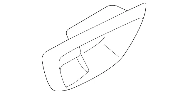Handle Bezel - Passenger Side (RH) - Volvo (39973466)