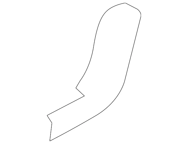Seat Hinge Cover - Volvo (39975671)