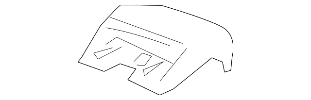 Seat Hinge Cover - Volvo (39975694)
