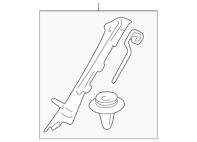 Windshield Pillar Trim - Driver's Side (LH) - Volvo (39988933)