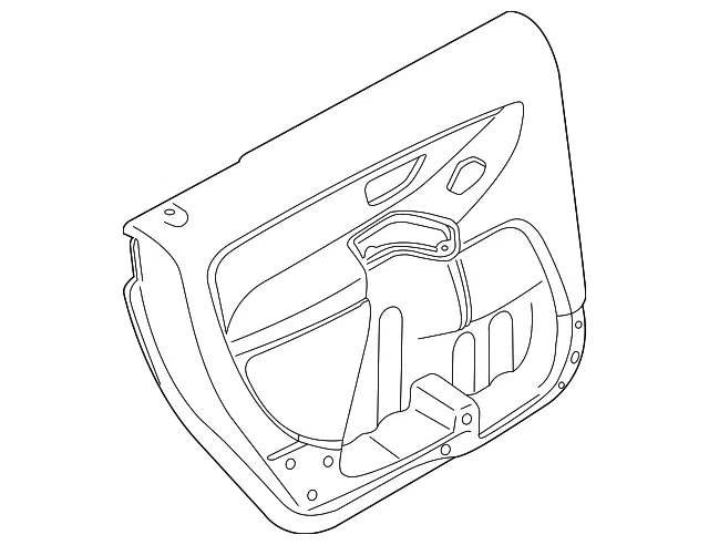 Door Trim Panel - Driver's Side (LH) - Volvo (39995384)
