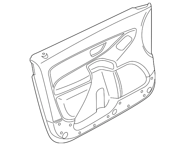 Door Trim Panel - Driver's Side (LH) - Volvo (39995396)
