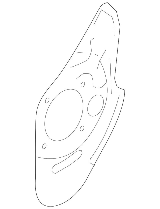 Splash Shield - Driver's Side (LH) - Nissan (41161-JF00A)