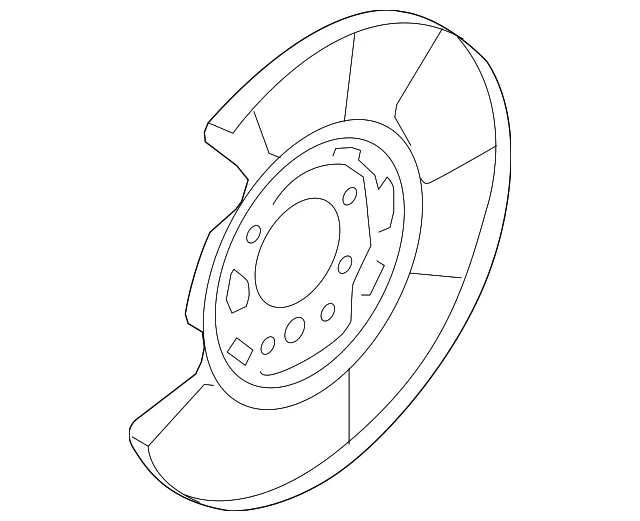Splash Shield - Passenger Side (RH) - Nissan (44020-JF00A)
