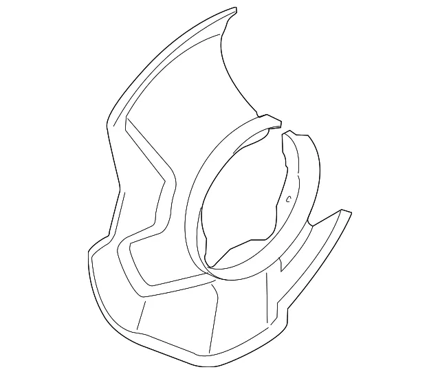 Splash Shield - Driver's Side (LH) - Kia (51755-2W000)
