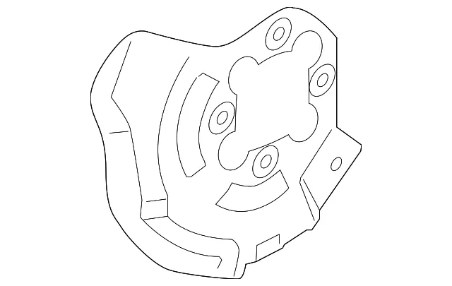 Splash Shield - Driver's Side (LH) - Kia (51755-3N800)