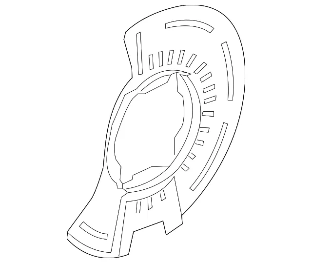 Splash Shield - Driver's Side (LH) - Kia (51755-S1800)