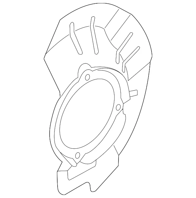 Splash Shield - Passenger Side (RH) - Kia (51756-E4000)