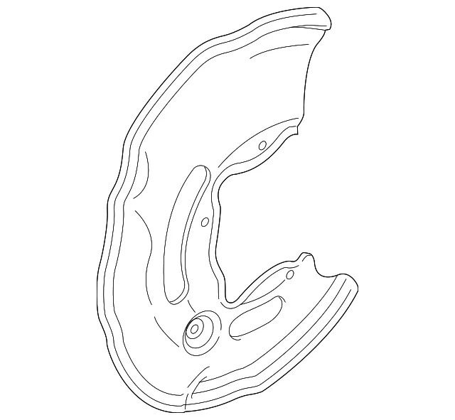 Splash Shield - Passenger Side (RH) - Kia (51756-J5500)