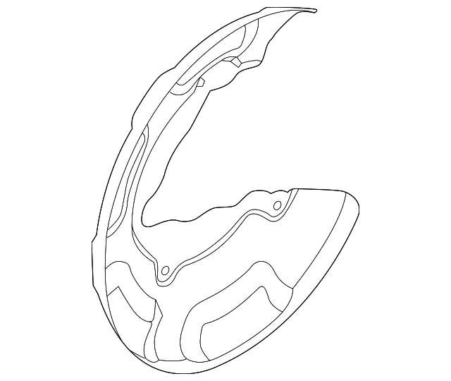 Splash Shield - Kia (58243-AA600)
