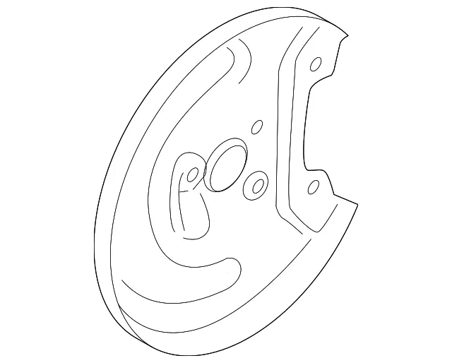 Splash Shield - Passenger Side (RH) - Kia (58244-2F100)