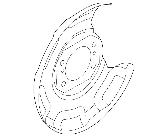 Splash Shield - Driver's Side (LH) - Kia (58390-B2000)