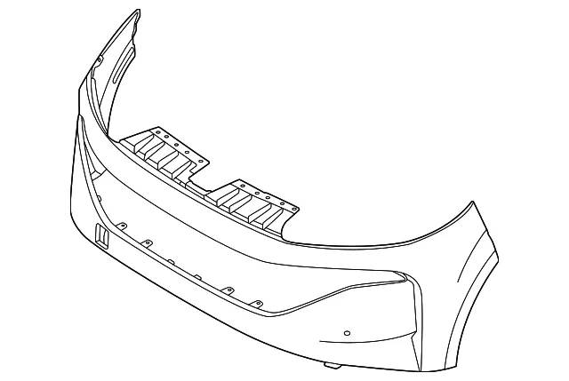 Front Bumper Assembly, Painted - Nissan (62022-7BA1H)