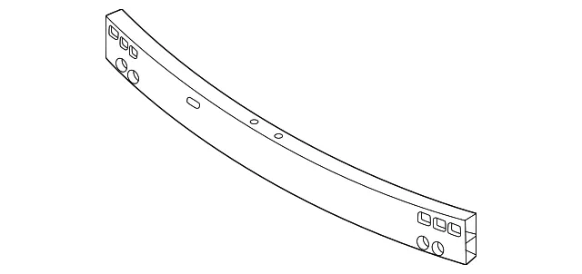Front Bumper Armature Assembly - Nissan (62030-7BA0A)