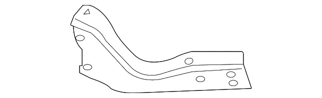 Bumper Bracket - Driver's Side (LH) - Nissan (62045-7S600)