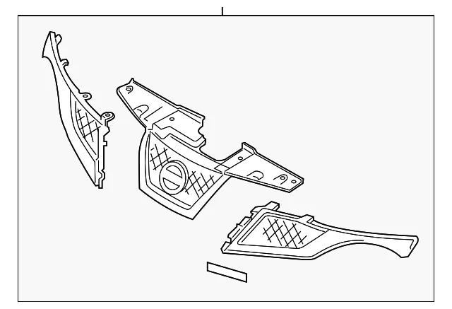 Grille Assembly - Nissan (62070-3YW0A)